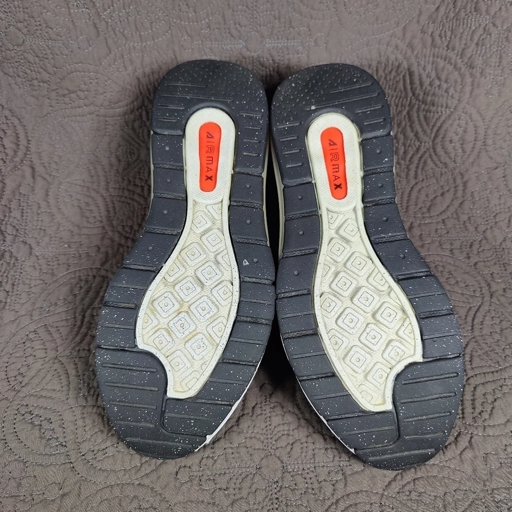 Nike Air Max Genome Light Grey/Orange Running Shoes Youth Size 6.5Y
